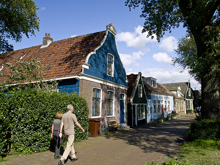Oude zeedijken in Amsterdam