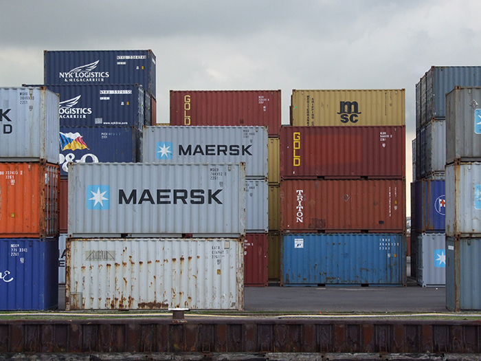 Olie, autos en containers